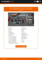 RENAULT CLIO III Box (SB_, SR_) első és hátsó Kerékcsapágy cseréje: javítási kézikönyv pdf