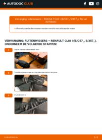Vervanging uitvoeren: Ruitenwissers 1.8 16V Renault Clio 1