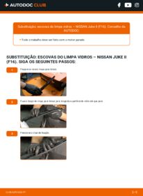 Como realizar a substituição de Escovas do Limpa Vidros DIG-T 117 NISSAN Juke II (F16)