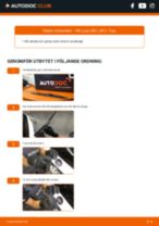 Steg-för-steg-guide i PDF om att byta Torkarblad i VW LUPO (6X1, 6E1)