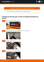 VW POLO (6N2) Scheibenwischerblätter: Tutorial zum eigenständigen Ersetzen online