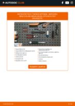 Βήμα-βήμα PDF οδηγιών για να αλλάξετε Τακάκια Φρένων σε MERCEDES-BENZ S-CLASS (W220)