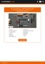 MERCEDES-BENZ E-Klasse Pritsche / Fahrgestell (VF211) Jarrupalat vaihto : opas pdf