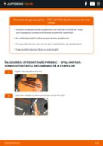 Manual de reparație OPEL ANTARA - instrucțiuni pas cu pas și tutoriale