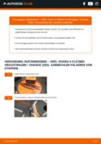 Vivaro A Flatbed Vrachtwagen / Chassis (X83) 2.0 16V onderhoudsboekje voor probleemoplossing
