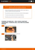 Wymiana Pióro wycieraczki przód i tył OPEL VIVARO Platform/Chassis (E7): poradnik pdf