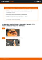 DIY-manual for utskifting av Vindusviskere i VAUXHALL ANTARA 2023