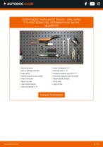 Manual online sobre a substituição de Calços de travão em OPEL ASTRA F CLASSIC Saloon