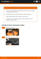 Kaip pakeisti ir sureguliuoti Stiklo valytuvai FORD C-MAX: pdf pamokomis