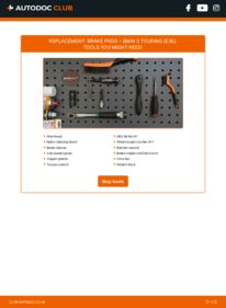 How to carry out replacement: Brake Pads 320i BMW E36 Touring