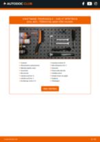 Samm-sammuline PDF-juhend AUDI A7 Sportback (4GA, 4GF) Pidurisadul asendamise kohta