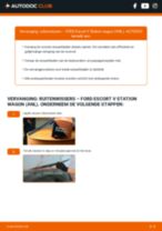 Ruitenwissers vóór en achter veranderen FORD ESCORT V Estate (GAL, AVL): instructie pdf