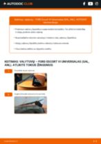 Instrukcijos PDF apie Escort VI Universalas (GAL, ANL) 1.3 priežiūrą