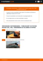 De professionele handleidingen voor Remschijven-vervanging in je Ford Escort VII Station Wagon 1.8 TD