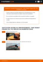 La guía profesional para realizar la sustitución de Escobillas de Limpiaparabrisas en tu Ford Transit Furgón 1.7 FT 100