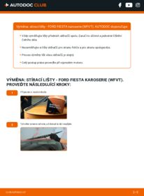 Jak provést výměnu: List stěrače Fiesta Mk1 Van (WFVT) 1.1
