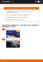 DIY-manual til udskiftning af Viskerblade i SEAT IBIZA