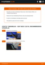 DIY-manual för byte av Torkarblad i SEAT IBIZA