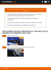 Sostituzione di Tergicristalli Seat Ibiza 021A 1.5