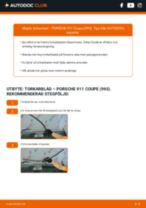 Montering Torkarbladsats PORSCHE 911 (993) - steg-för-steg-guide