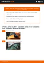 Profesionální průvodce výměnou součástky Zarovka svetlometu na tvém autě Mercedes Citan Van 108 CDI 1.5 (415.601, 415.603)