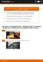 Die professionelle Anleitung für den Abblendlicht-Glühlampe-Wechsel bei deinem Mercedes Citan 415 111 CDI (415.703, 415.705)