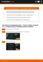 Die professionelle Anleitung für den Scheibenwischer-Wechsel bei deinem Camry V10 Liftback 2.0 (SV11_)