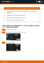 Camry V10 Liftback 2.0 (SV11_) tõrkeotsingu käsiraamat