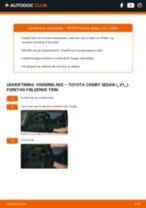 Den professionelle guide til udskiftning af Viskerblade på din Camry V10 1.8 (SV10_)