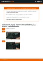 Kaip pakeisti Stiklo valytuvai mano Land Cruiser Amazon (J100) 4.5 i (FZJ105)? Išsamios instrukcijos