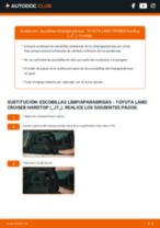 La guía profesional para realizar la sustitución de Escobillas de Limpiaparabrisas en tu Toyota Land Cruiser J7 Hardtop 2.4 TD (LJ70_)