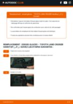 Le guide professionnel de remplacement pour Plaquette de frein sur votre Toyota Land Cruiser J7 Hardtop 2.4 TD (LJ70_)