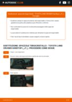 Sostituzione di Pastiglie dei freni su Toyota Land Cruiser J7 Hardtop 2.4 TD (LJ70_): la guida professionale