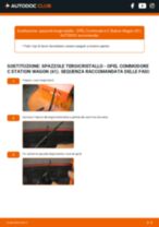 Sostituzione Tergicristalli anteriore e posteriore Opel Commodore B: tutorial PDF passo-passo