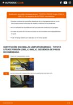 Tutorial de reparación y mantenimiento de TOYOTA LITEACE Wagon (YM2_, CM2_, KM2_)