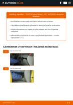 DIY-manual for utskifting av Kupefilter i TOYOTA CAMRY 2023
