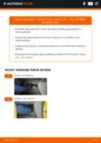 Previa / Estima III (XR50) 3.5 4WD (GSR55W) Salona filtrs: kā nomainīt? Pakāpeniskas rokasgrāmatas