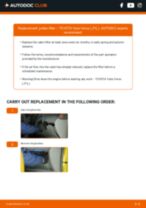 DIY manual on replacing TOYOTA CARINA 2001 Exhaust Mounting Kit
