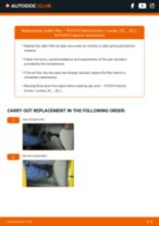 TOYOTA VISTA change Axle Bushes : guide pdf
