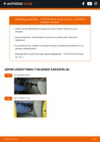 DIY-manual til udskiftning af Indsugningsslange, luftfilter i TOYOTA AURIS 2018