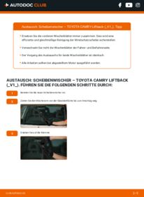 Wie der Wechsel durchführt wird: Scheibenwischer Camry V10 Liftback 2.0 (SV11_) tauschen