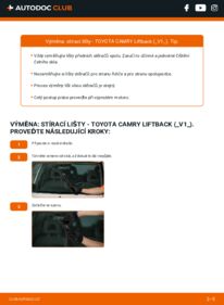 Jak provést výměnu: List stěrače Camry I Liftback (V10) 2.0 (SV11_)