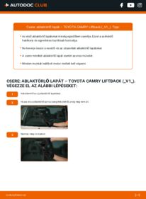 Hogyan végezze a cserét: 2.0 (SV11_) Camry V10 Liftback Törlőlapát