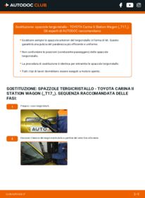 Sostituzione di Tergicristalli TOYOTA CARINA II Station Wagon (_T17_) 1.6 (AT171_)