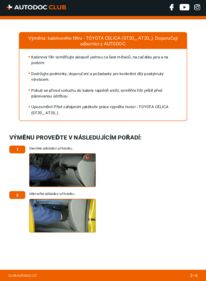 Jak provést výměnu: Kabinovy filtr Celica VI Kupé (T200) 1.8 i 16V
