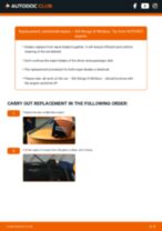 Step by step PDF-tutorial on Wiper Blades KIA Bongo III Bus replacement