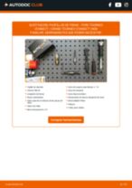 Echa un vistazo a nuestros informativos tutoriales en PDF sobre el mantenimiento y la reparación de FORD TOURNEO CONNECT / GRAND TOURNEO CONNECT Kombi