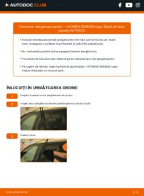 Cum să efectuați înlocuirea: Lamela stergator Hyundai Genesis BK1 3.8 V6