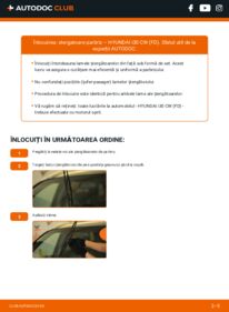Cum să efectuați înlocuirea: Lamela stergator Hyundai i30 CW 1.6 CRDi