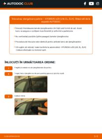 Cum să efectuați înlocuirea: Lamela stergator Hyundai IX35 LM 1.7 CRDi